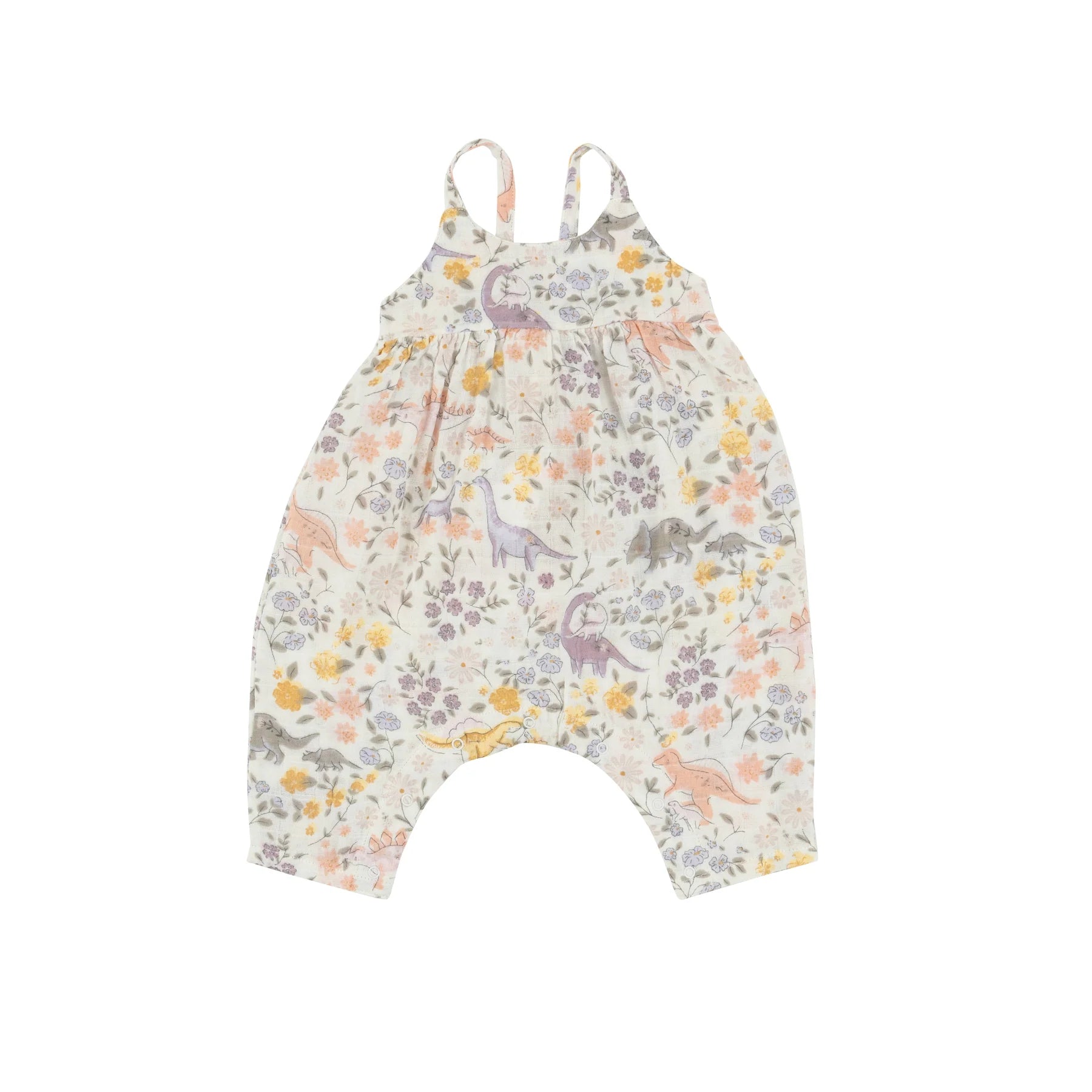 Floral Dino Romper