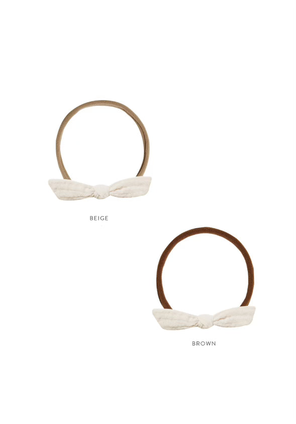 Ivory Little Knot Headbands