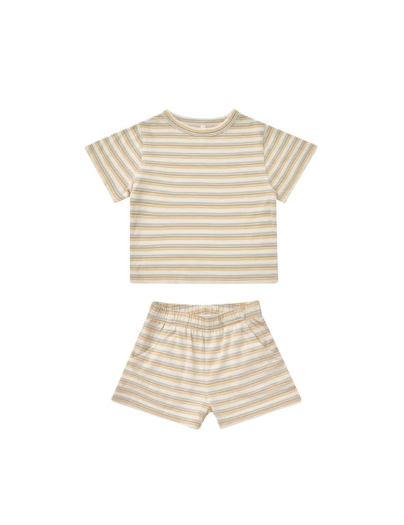 Vintage Stripe Jersey Set
