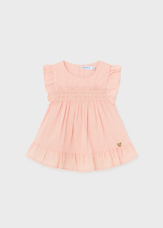 Baby Smocked Ruffle Shirt