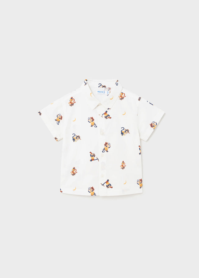 Monkey Button Up
