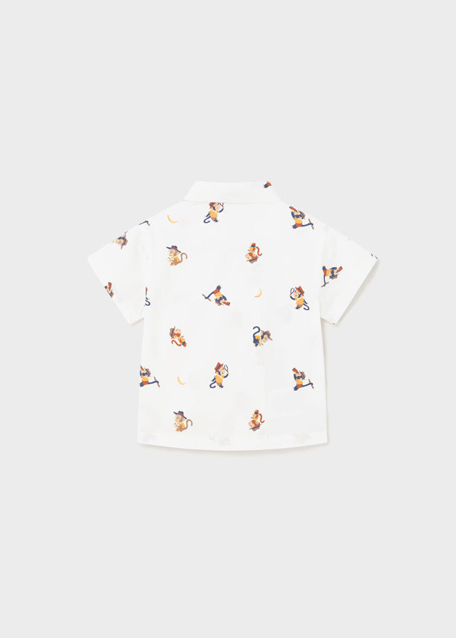 Monkey Button Up