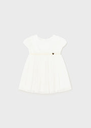 Pleated Tulle Dress