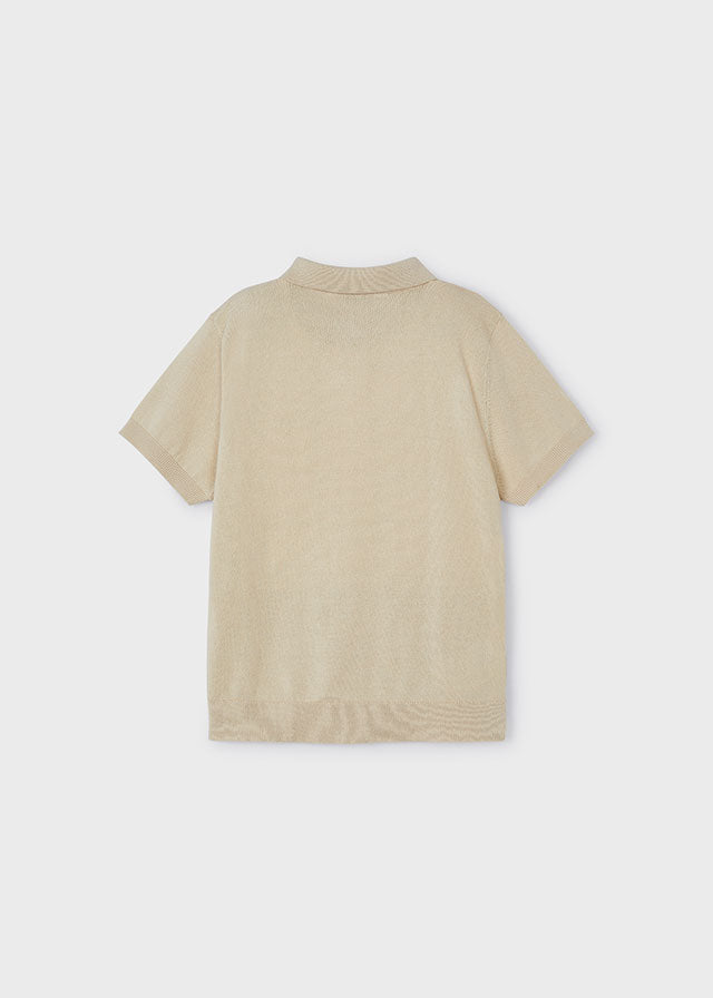 Boys Long Knit Polo
