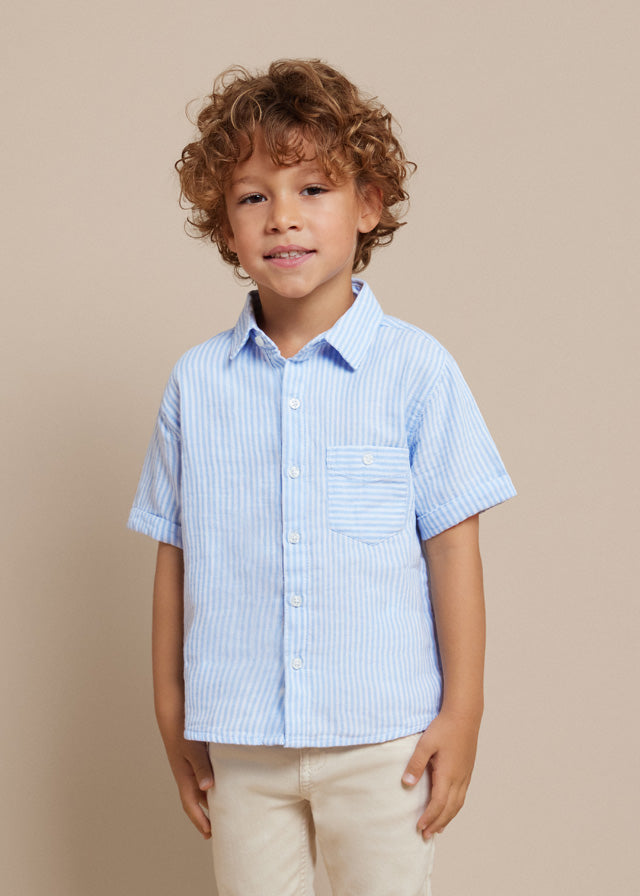 Blue Striped Button Down