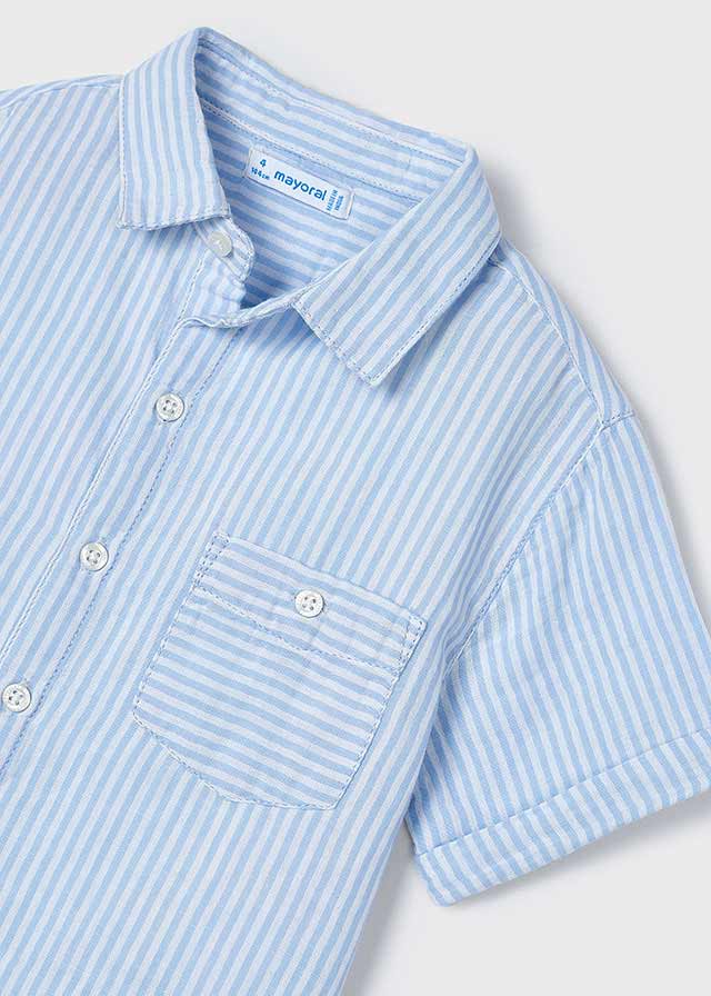 Blue Striped Button Down