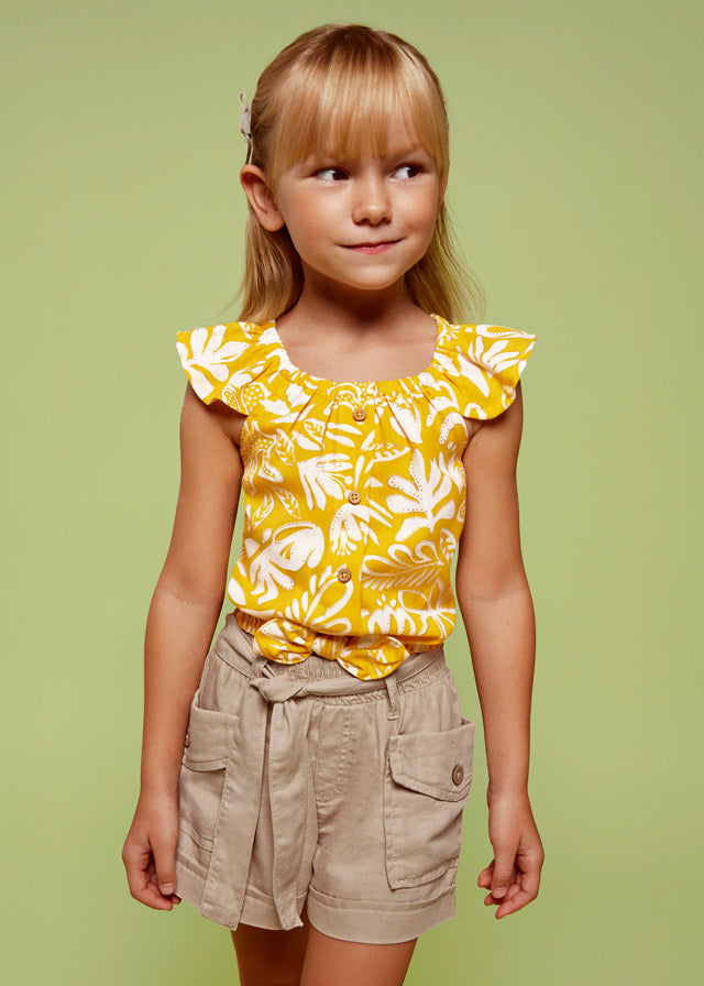 Girls Paper Bag Shorts