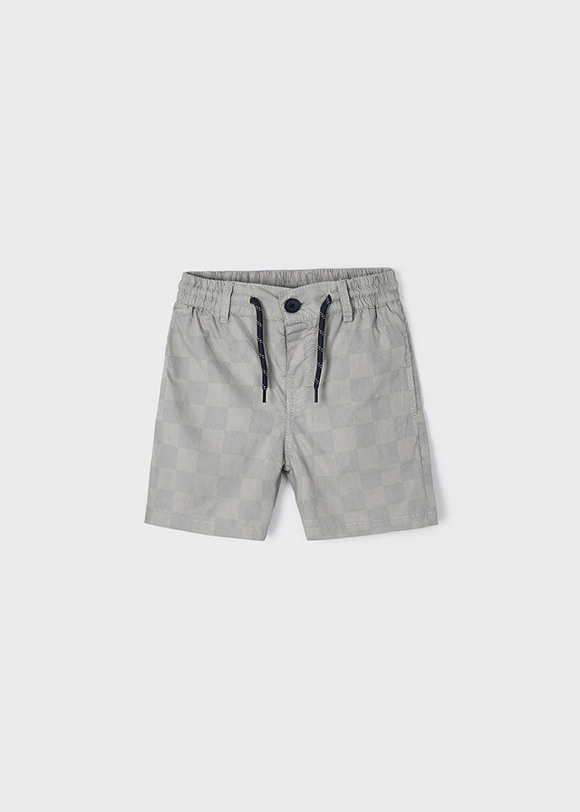 Checkered Bermuda Shorts