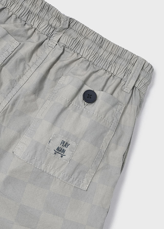 Checkered Bermuda Shorts