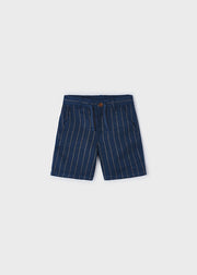 Striped Linen Shorts