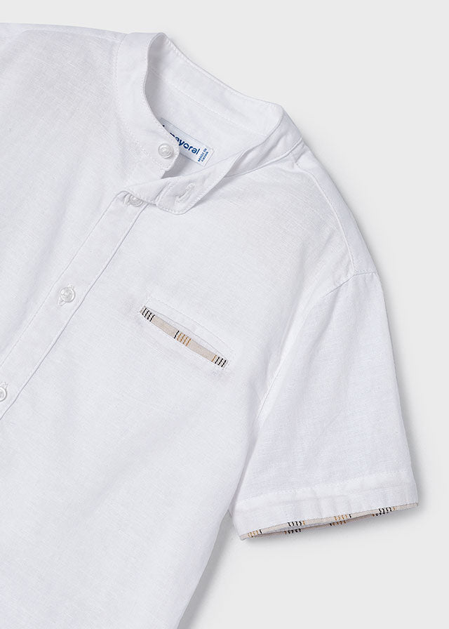 Linen Stripe Bermuda Set