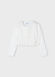 White Knit Cardigan
