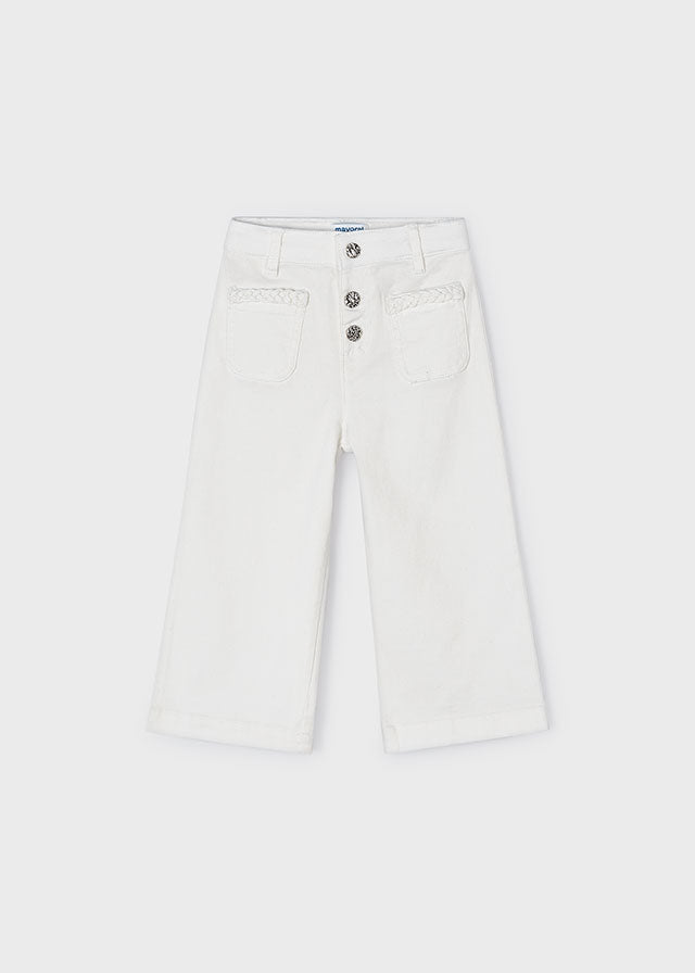 Twill Wide Pants