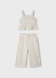 Ruffle Striped 2pc Set