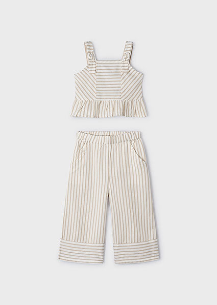 Ruffle Striped 2pc Set
