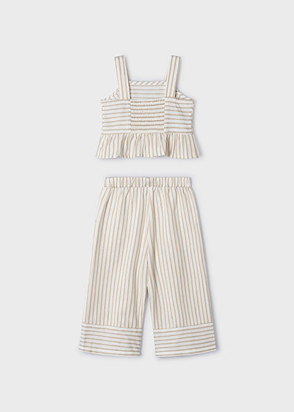 Ruffle Striped 2pc Set