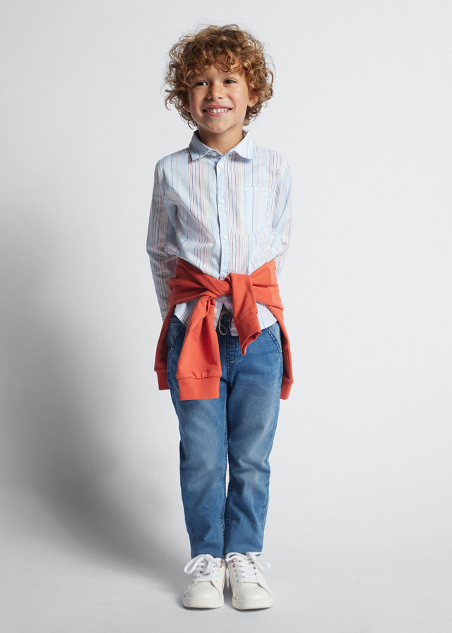 Denim Jogger Pants