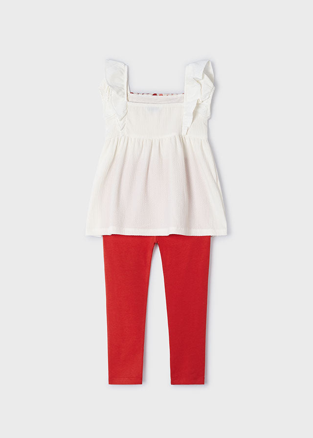Folk Flair Top and Leggings Set