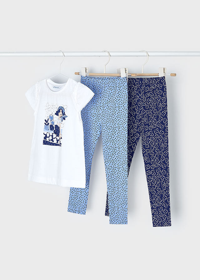 3 Piece Shirt and Legging Set