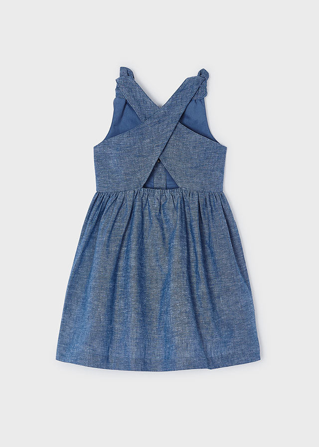Buttoned Linen Dress