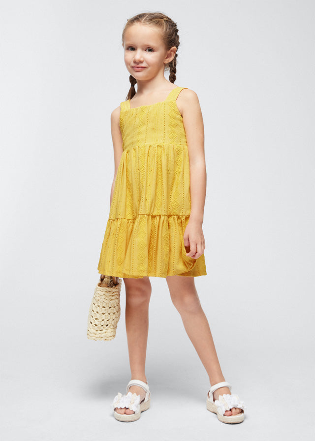 Yellow Ruffle Dress