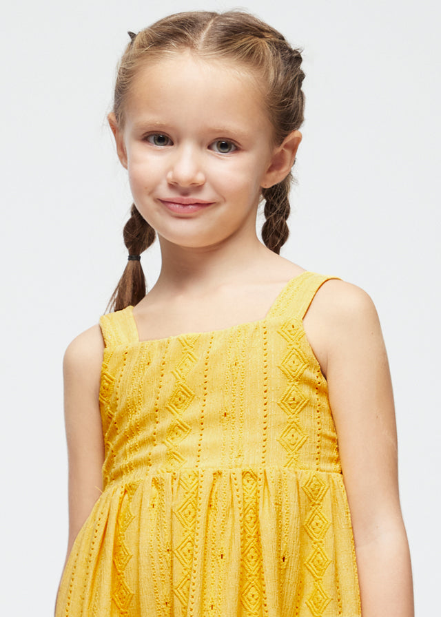 Yellow Ruffle Dress