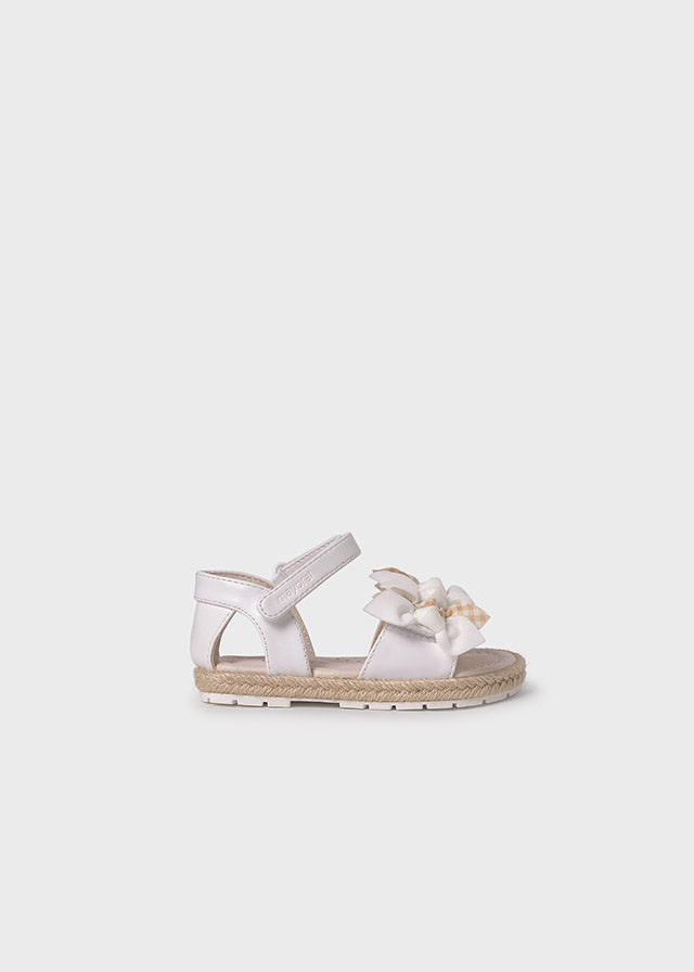 Baby Jute Bow Sandals