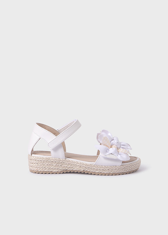 Jute Bow Platform Sandals