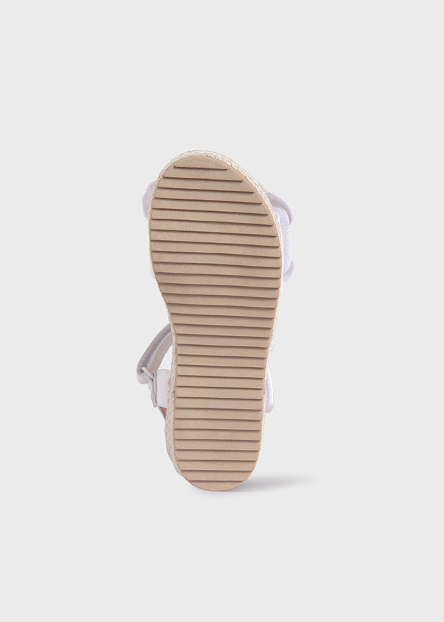 Jute Bow Platform Sandals