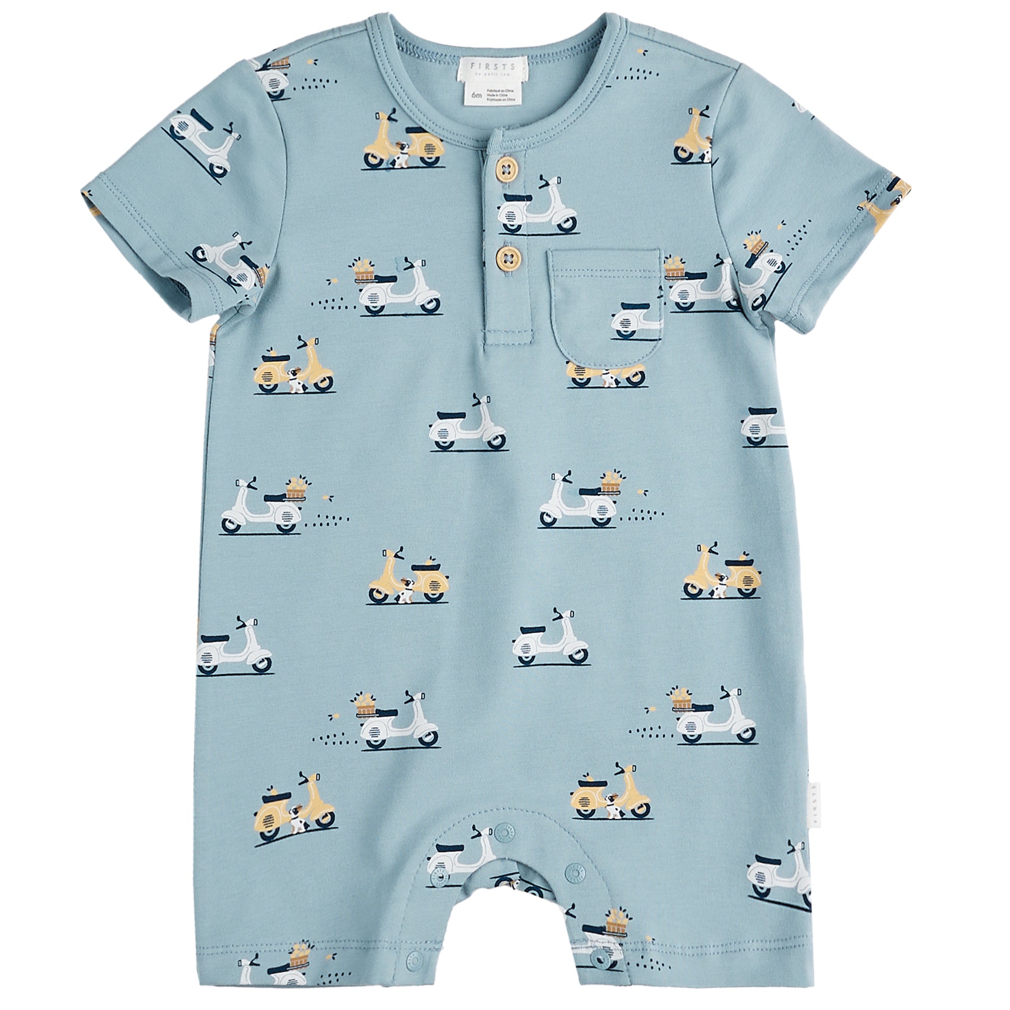 Vespas Sleeveless Romper