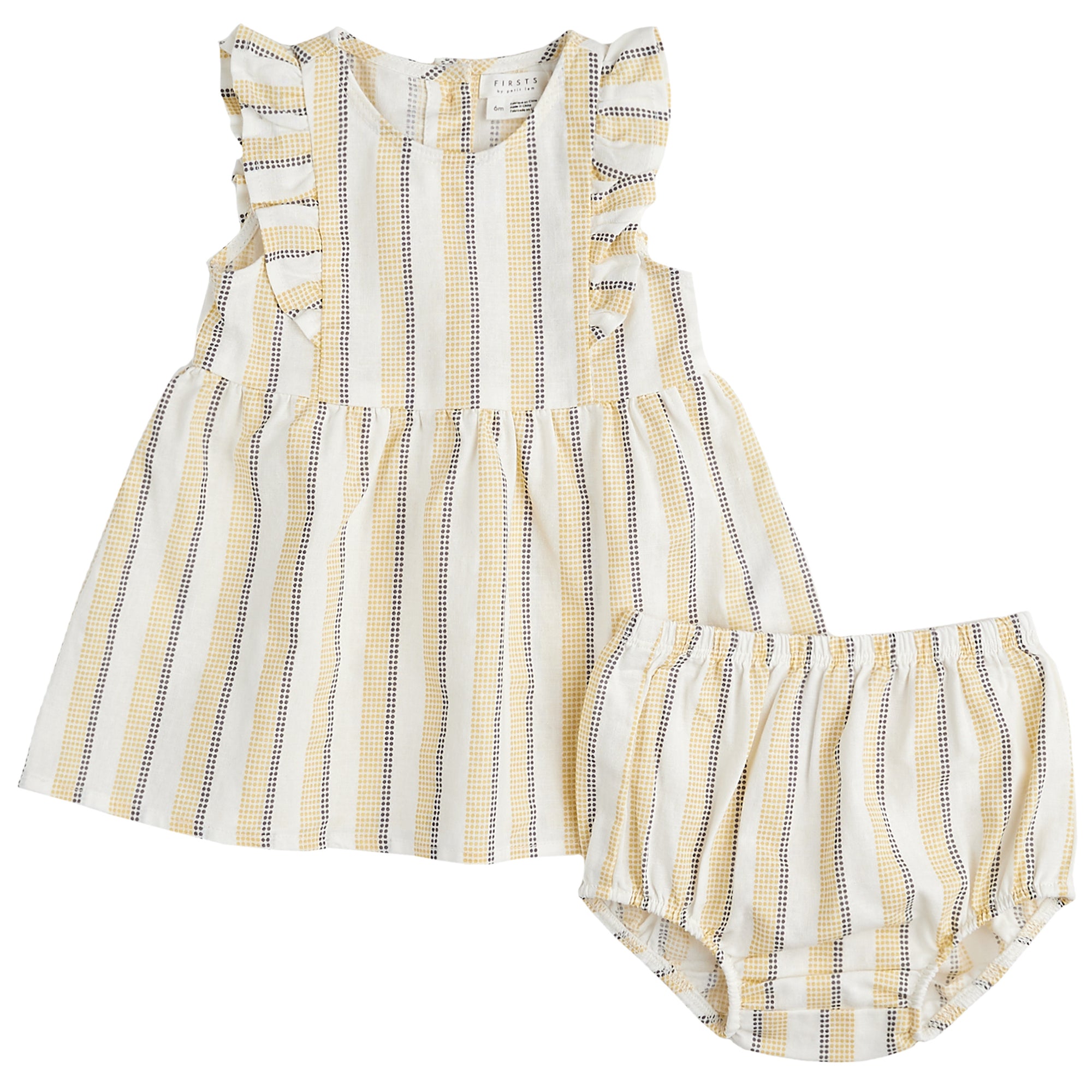 Yellow Peplum 2pc Set