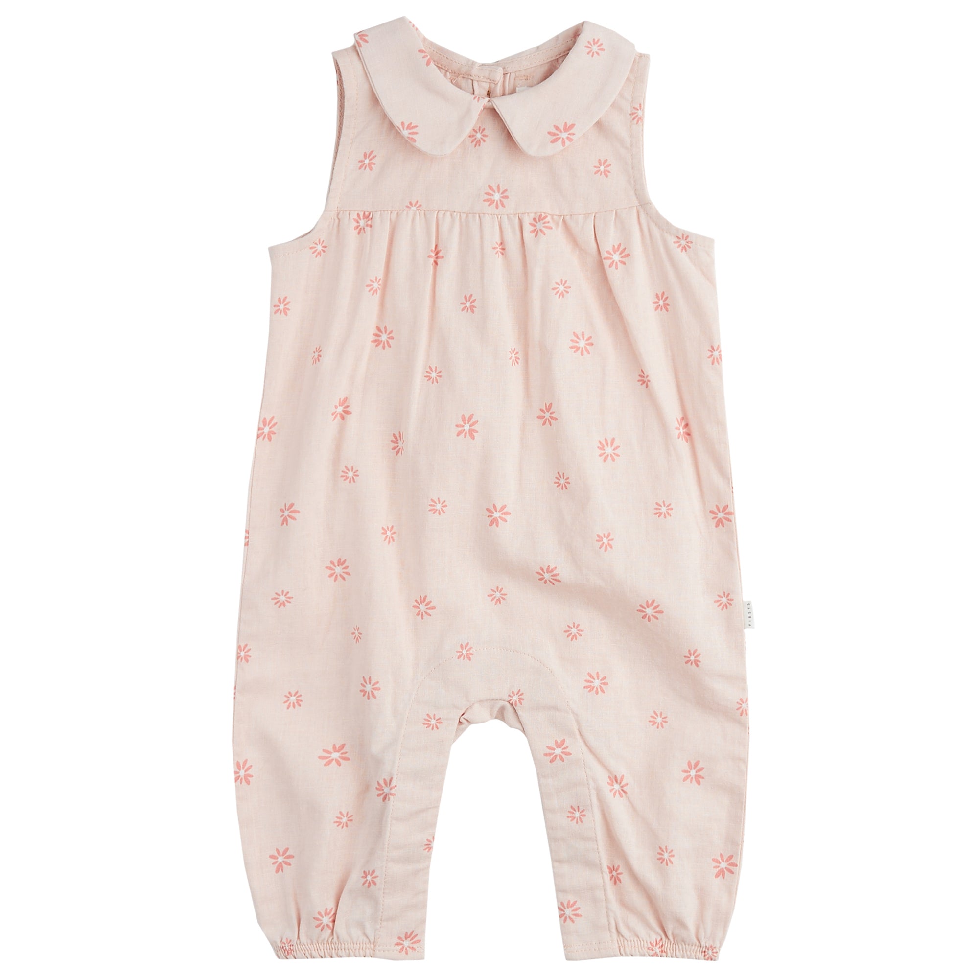 Light Coral Sleeveless Playsuit