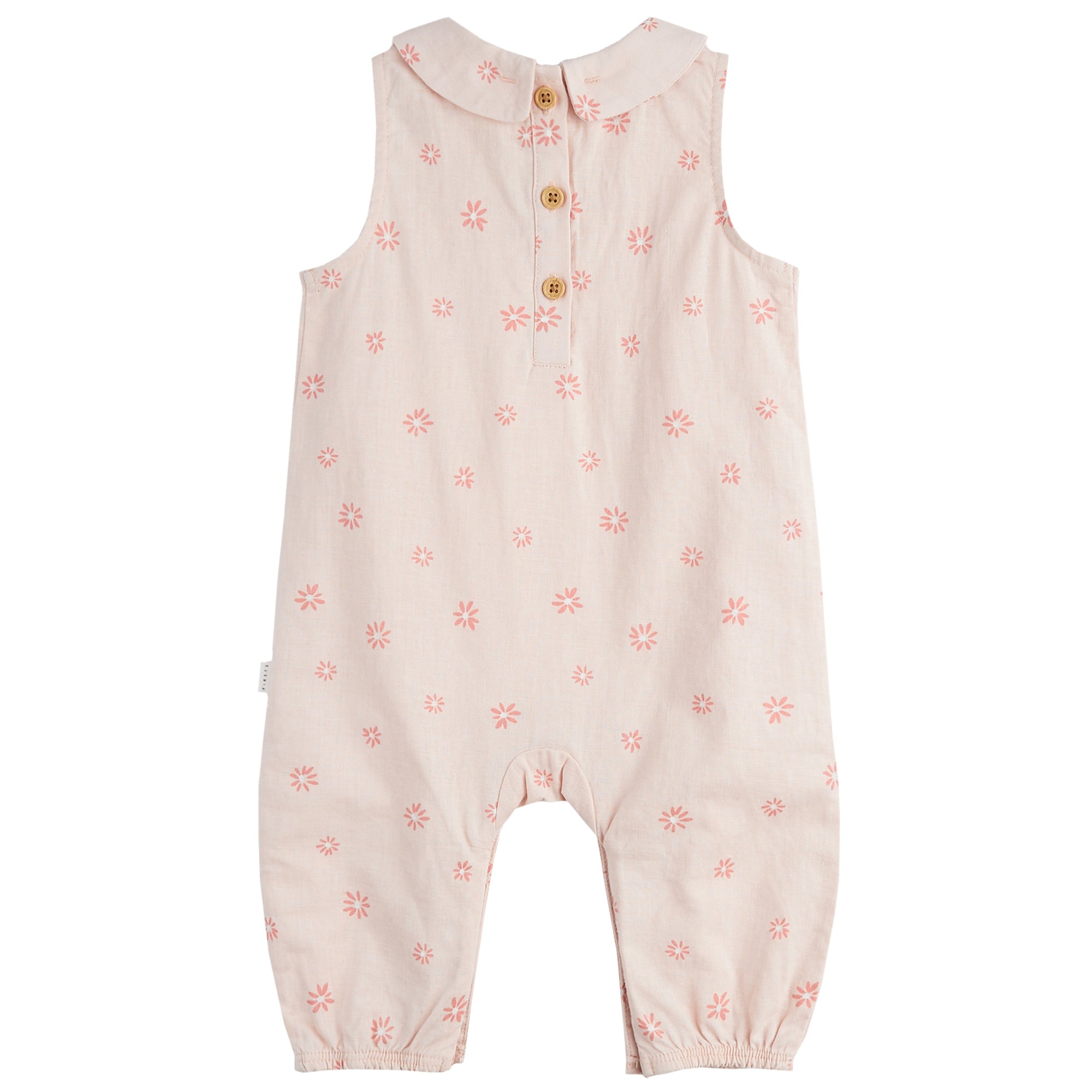 Light Coral Sleeveless Playsuit