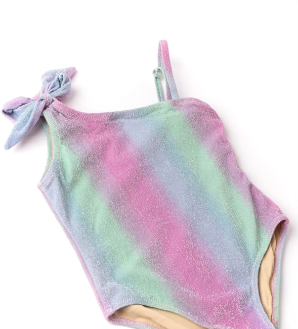 Shimmery Bunny Tie Swimsuit