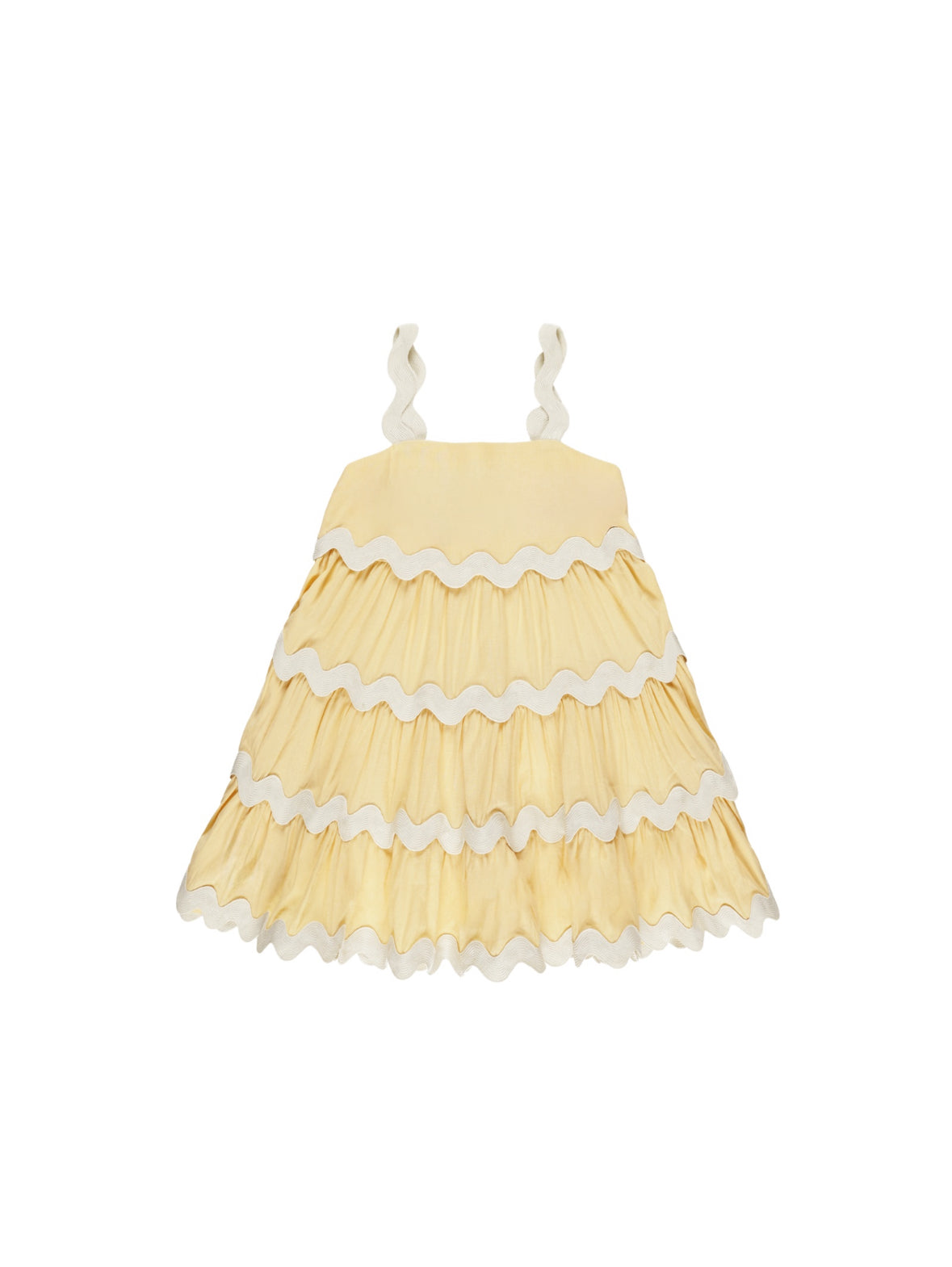 Ric Rac Dress- yellow