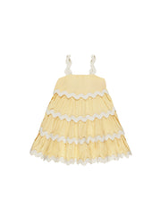 Ric Rac Dress- yellow
