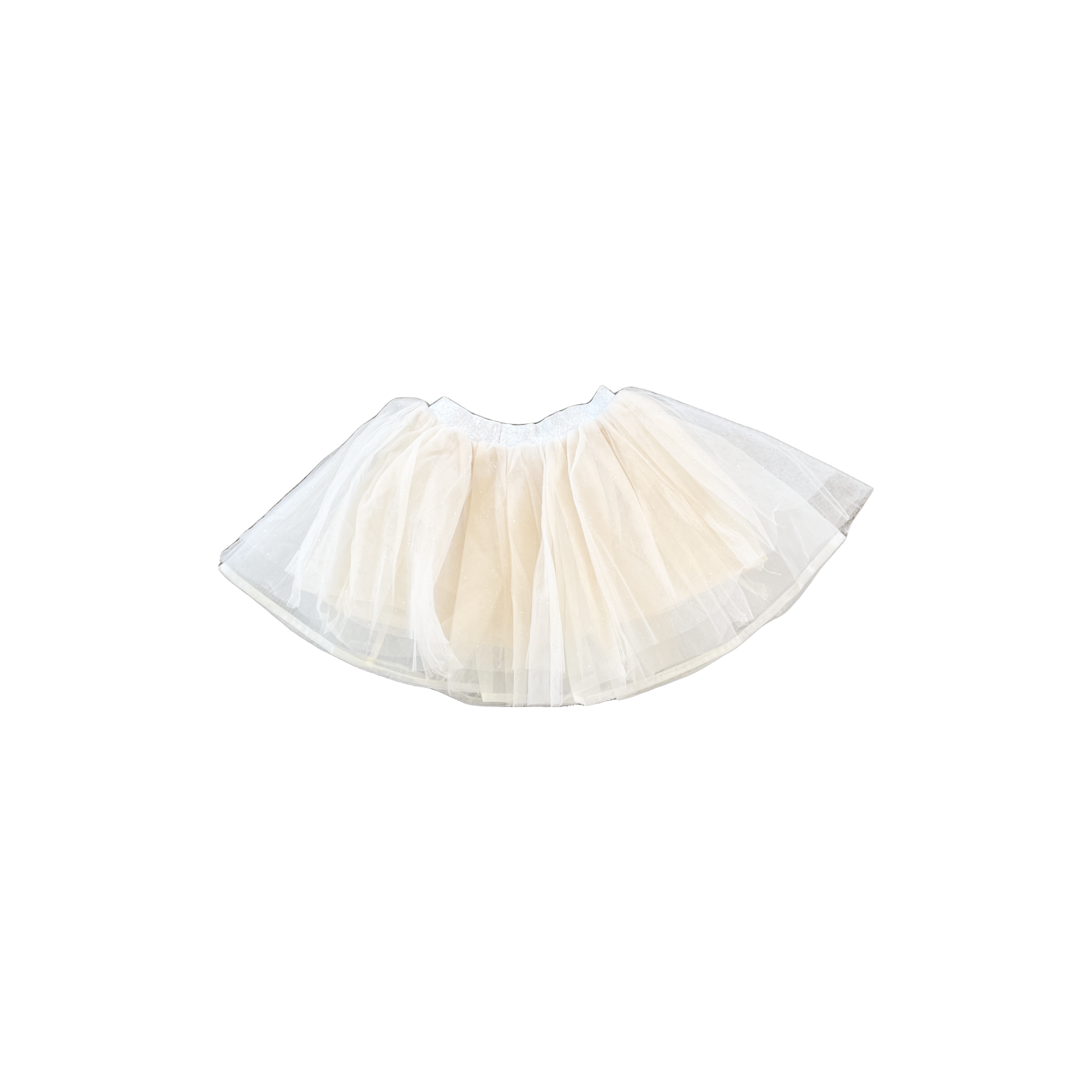 Tulle Skirt w/silver glitter