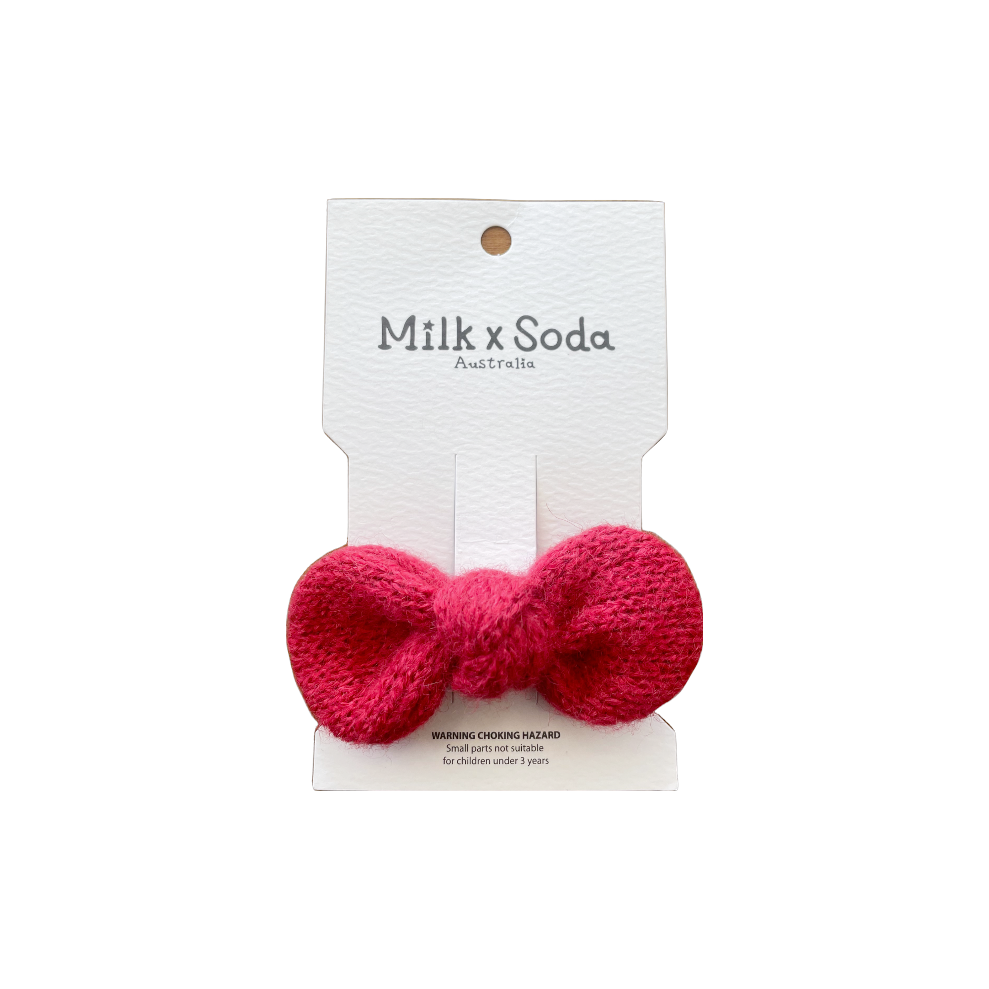 Knitted Bow Hair Clip