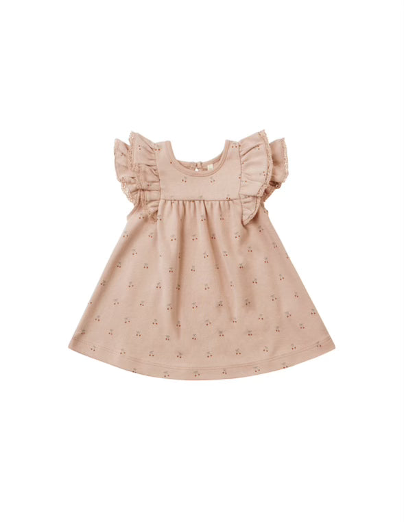 Cherries Flutter Dress