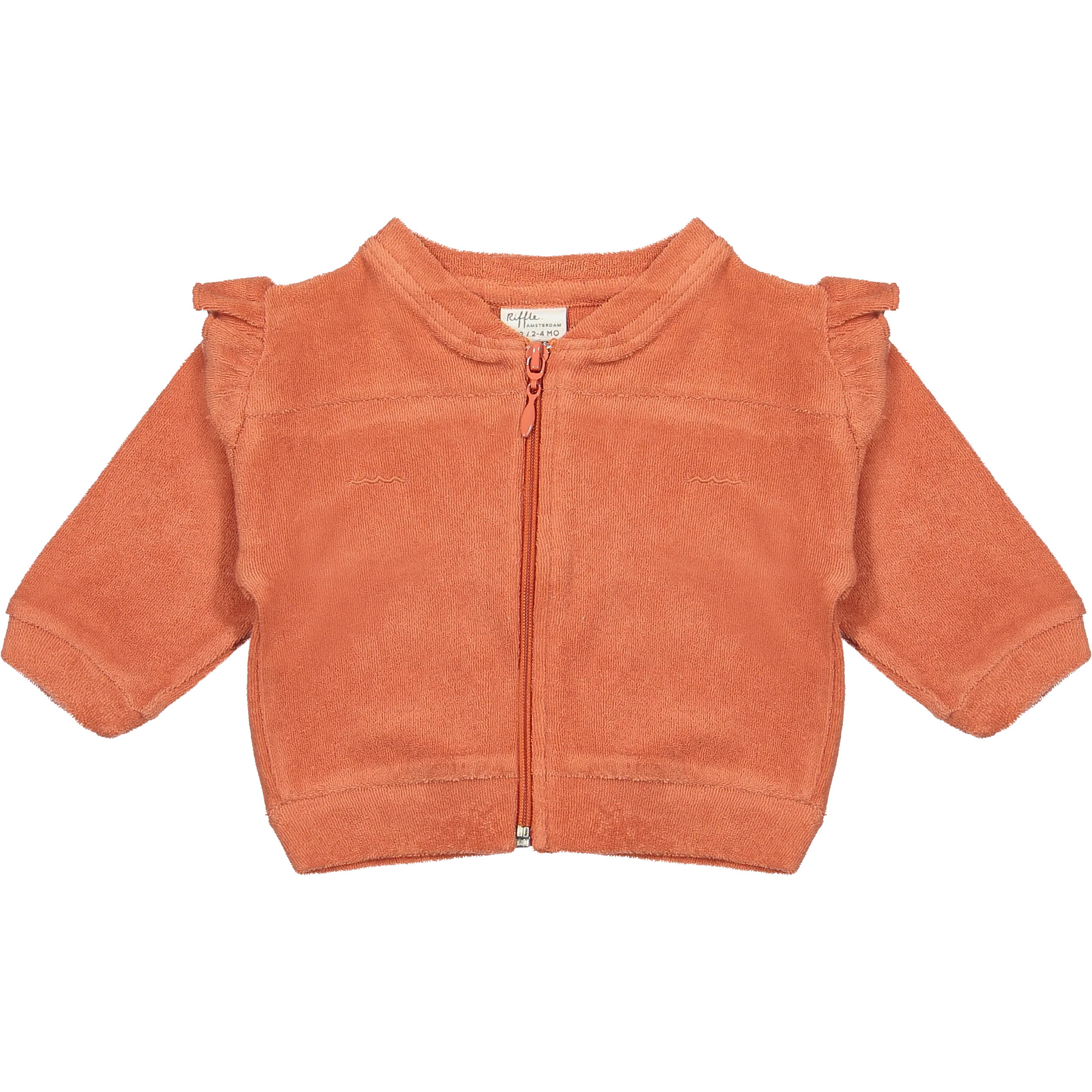 Terry Apricot Bomber Jacket