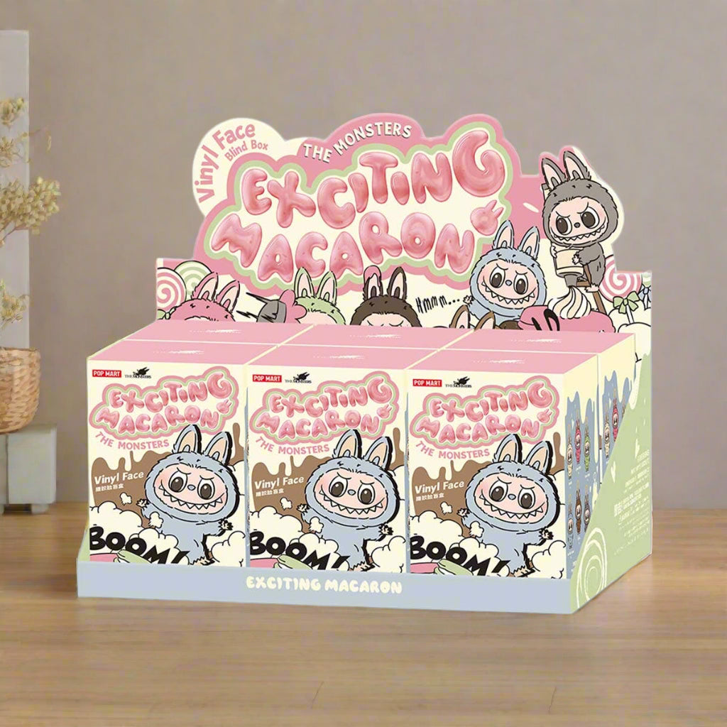 Pop Mart Authentic THE MONSTERS - Exciting Macaron Vinyl Face