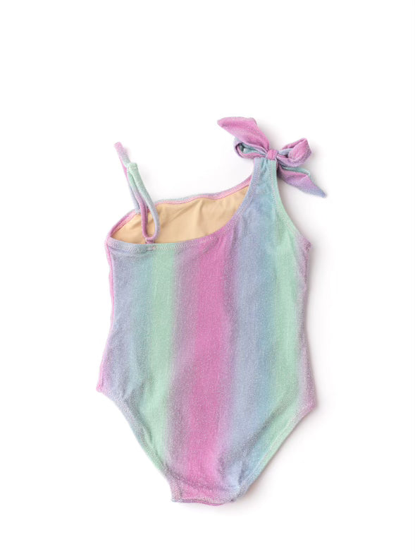 Shimmery Bunny Tie Swimsuit