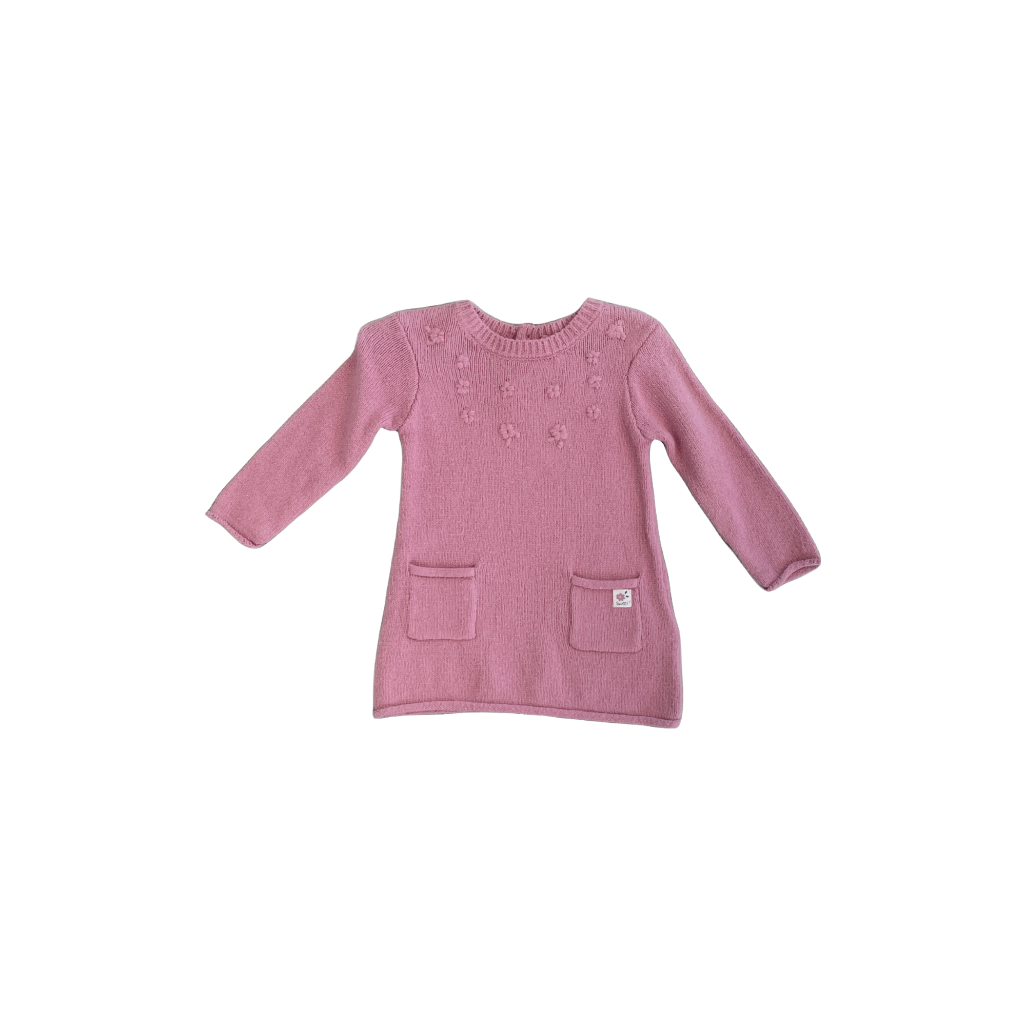 Sweater Dress with Front Pockets