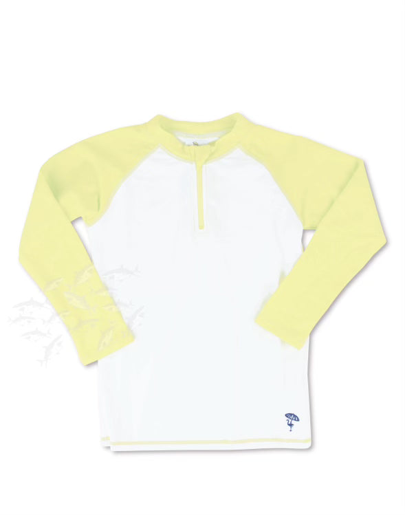 Citron and White Rashguard