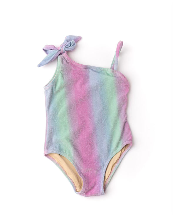Shimmery Bunny Tie Swimsuit