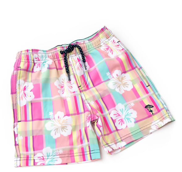 Summer Plaid Trunks