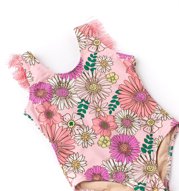 Blossom Fringe Back Swimsuit