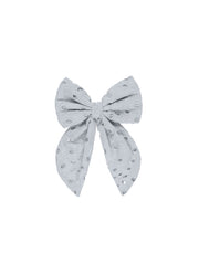 Oversized Bow-light blue