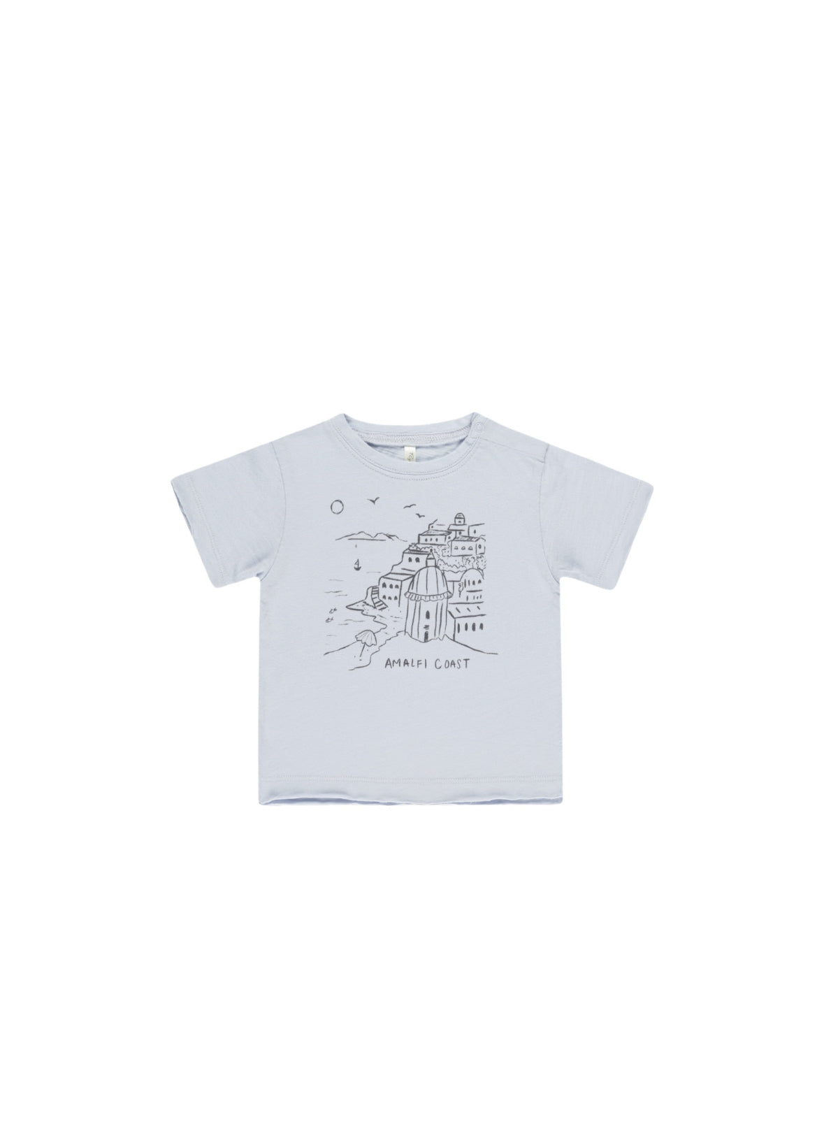 Raw Edge Tee-Amalfi Coast