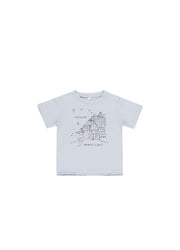 Raw Edge Tee-Amalfi Coast